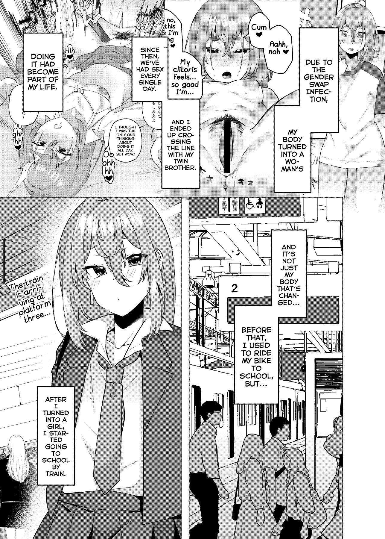 Hentai Manga Comic-My Little Brother Became My Little Sister 2-Read-4